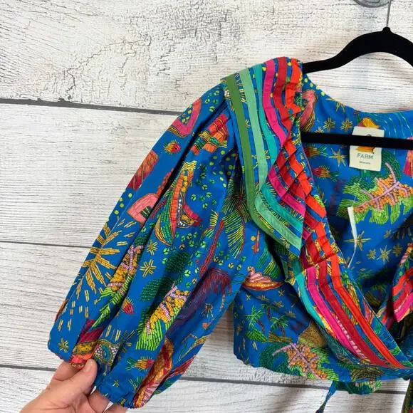 FARM Rio Colorful Patterned Blouse - Picture 3 of 12